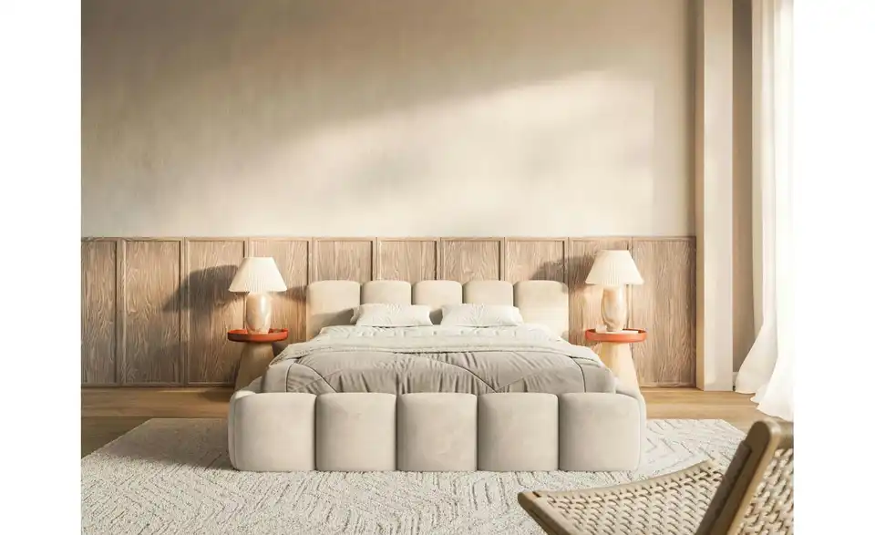 Selsey Polsterbett mit Bettkasten, in Wohnsituation