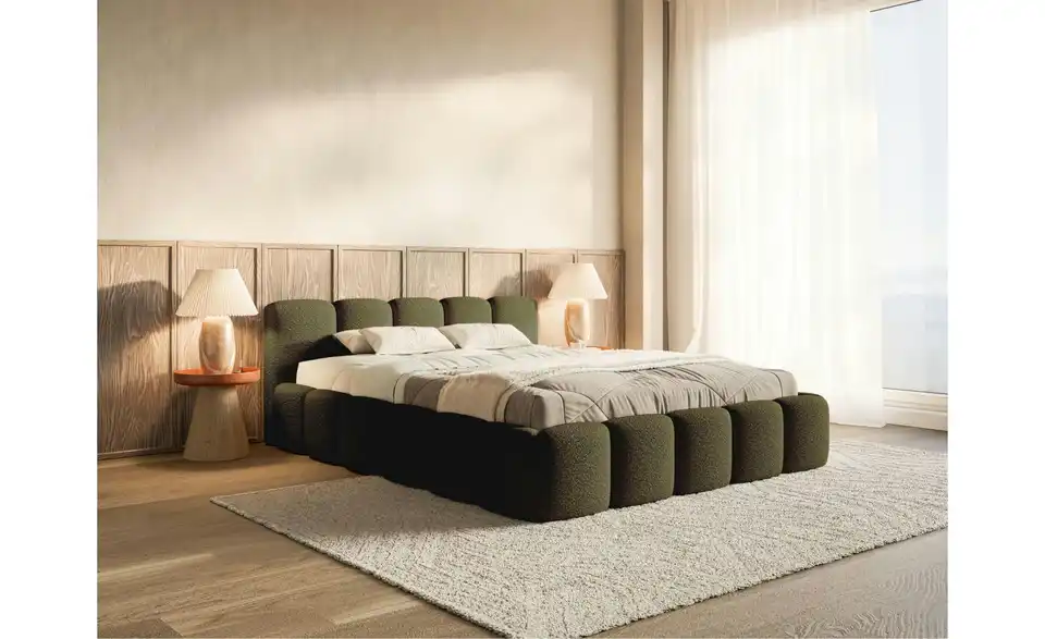 Selsey Polsterbett mit Bettkasten, in Wohnsituation