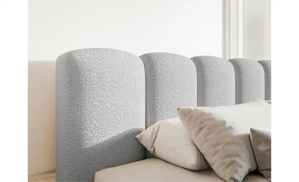 Selsey Polsterbett in Bouclé, in Wohnsituation