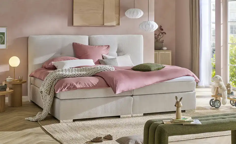 Familien-Boxspringbett, in Wohnsituation