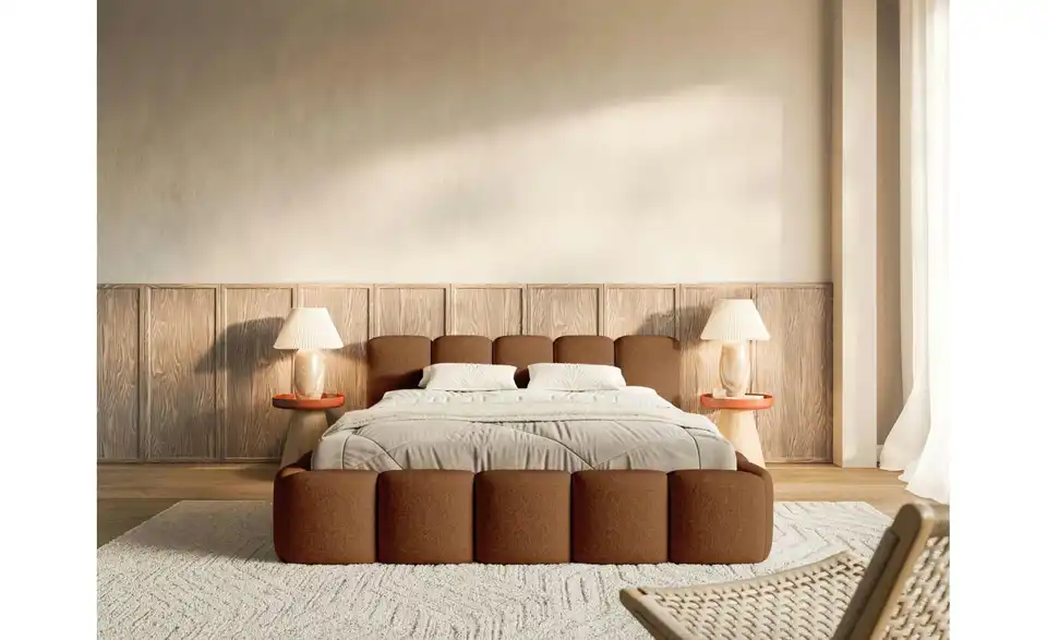 Selsey Polsterbett mit Bettkasten, in Wohnsituation