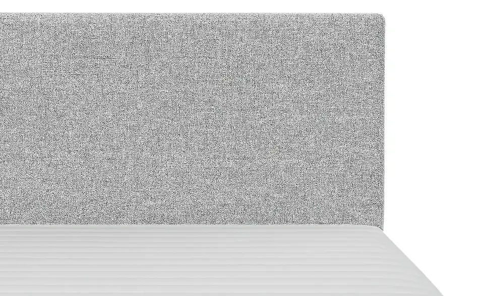 Boxspringbett 140x200 in hellgrau, Detailansicht