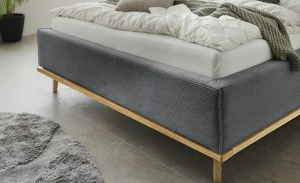 Musterring Polsterbett Delphi Cord mit Bettkasten, in Wohnsituation