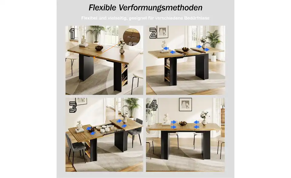 Esstisch, Bild mit Text