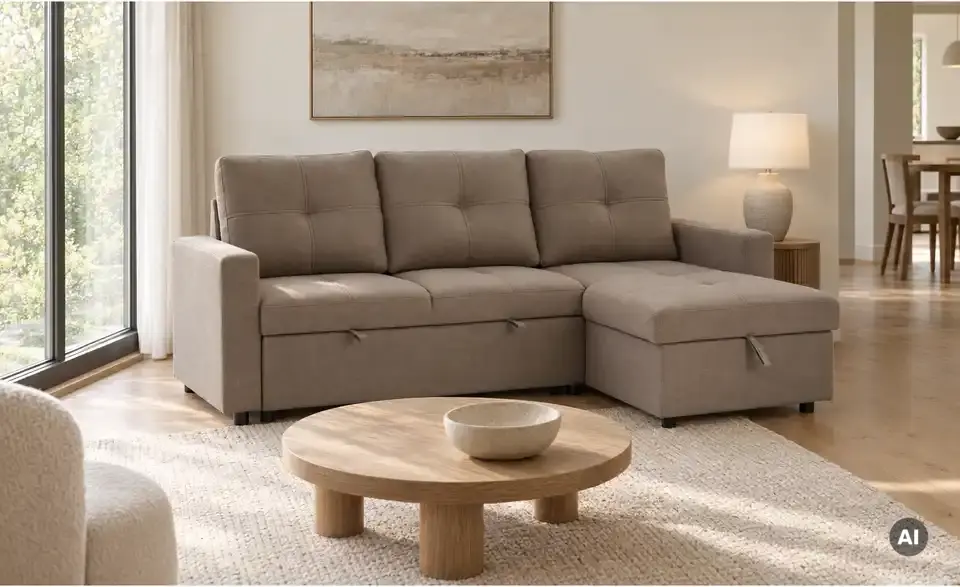 Ecksofa Katalina, in Wohnsituation