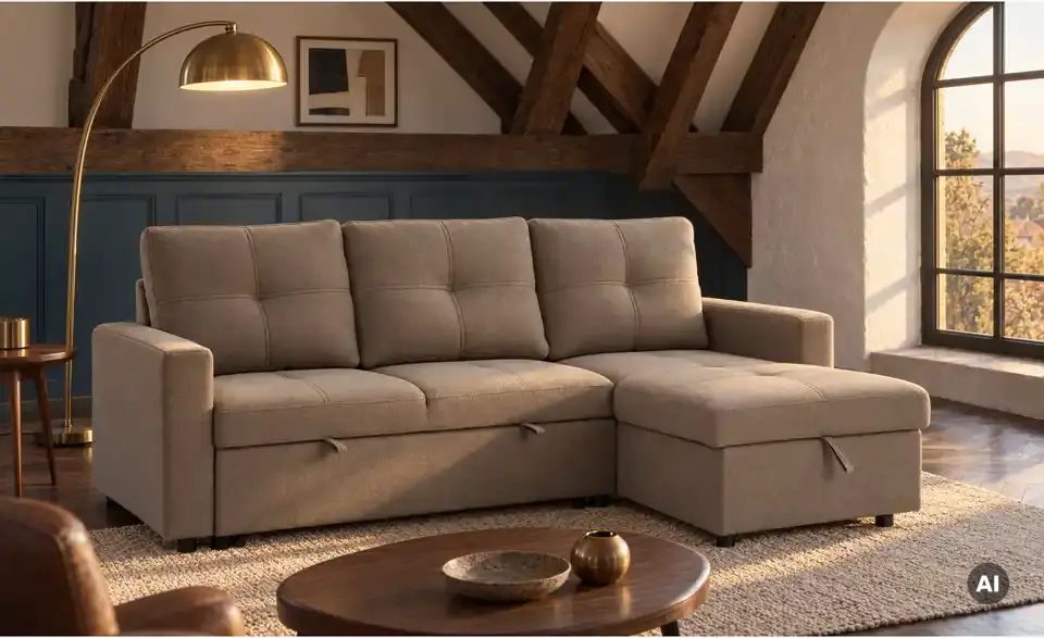 Ecksofa Katalina, in Wohnsituation