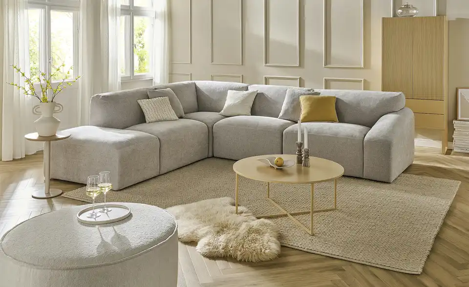 Primo Ecksofa Joyce, in Wohnsituation