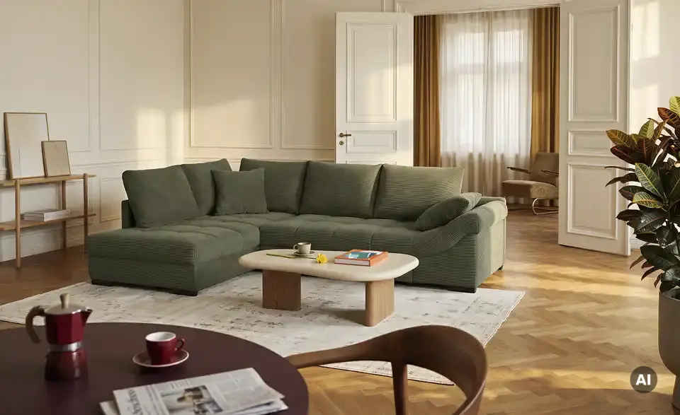 Ecksofa Allegro, in Wohnsituation