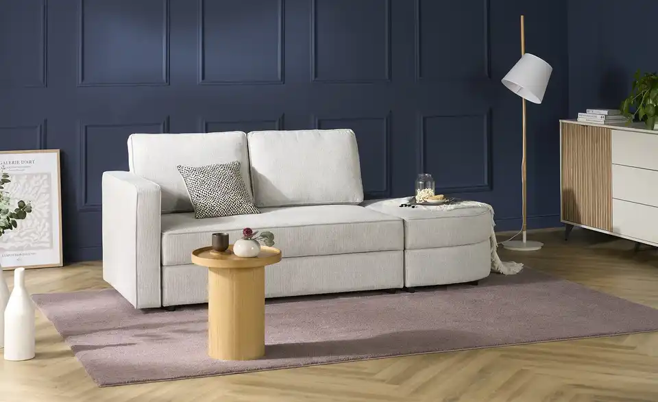 Sofa 2-sitzig mit Hocker Arjana, Perspektive