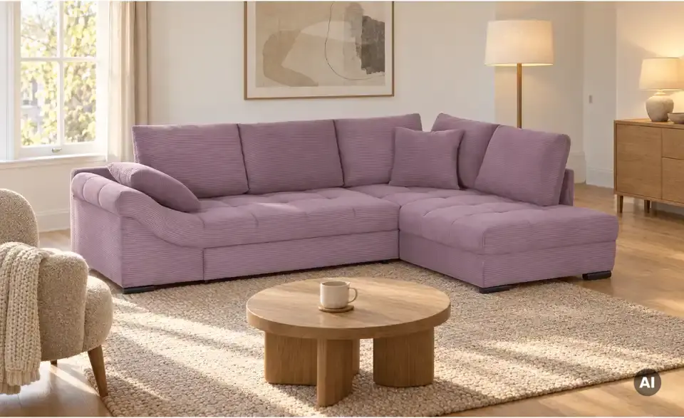 Ecksofa Allegro, in Wohnsituation