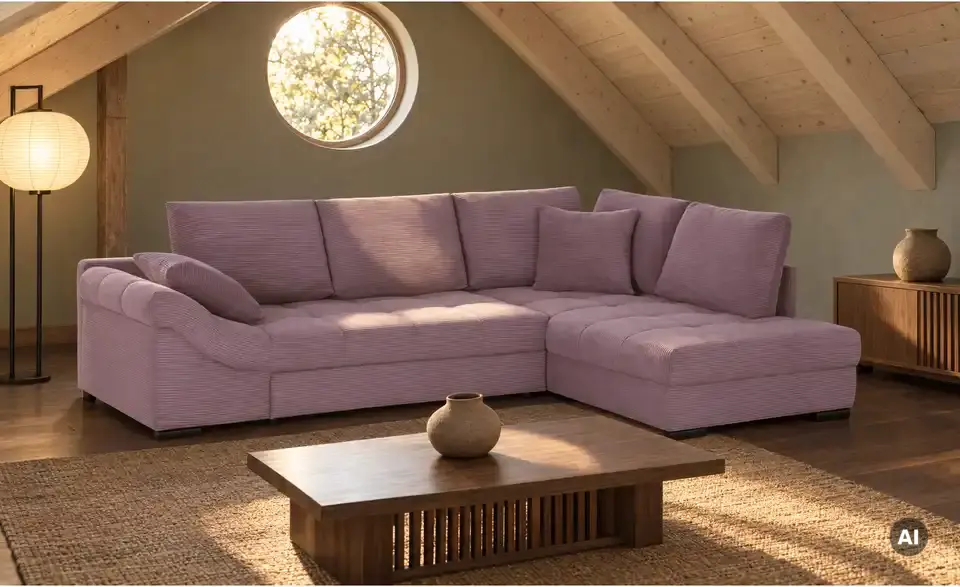 Ecksofa Allegro, in Wohnsituation
