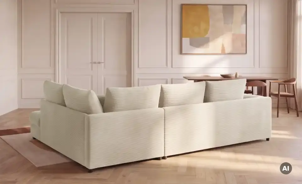 Ecksofa Allegro, Rückansicht