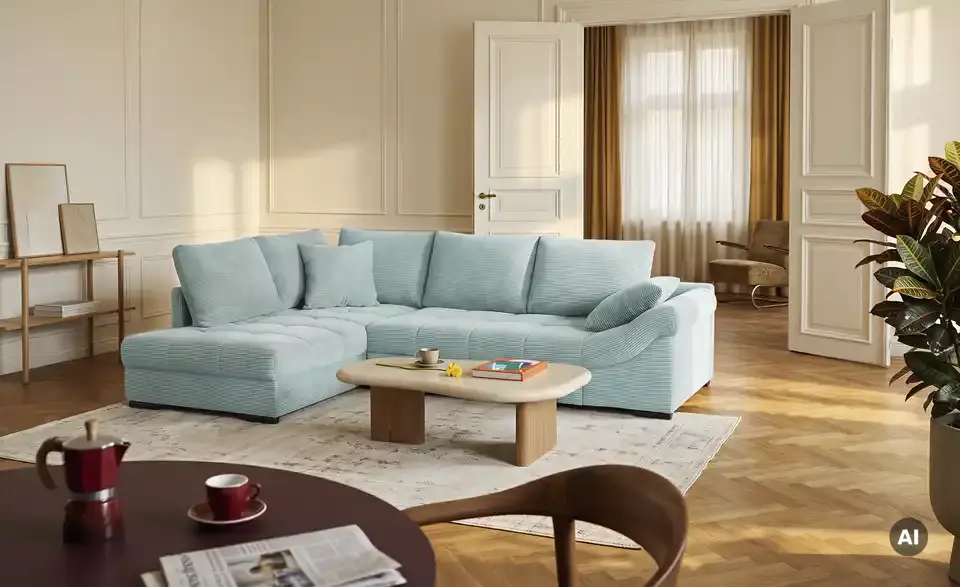 Ecksofa Allegro, in Wohnsituation