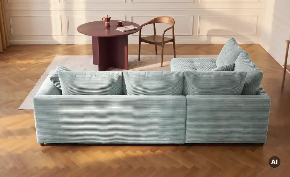 Ecksofa Allegro, Rückansicht