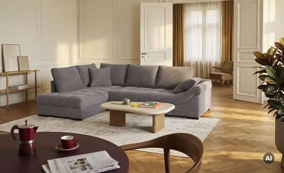 bobb Ecksofa Allegro, in Wohnsituation
