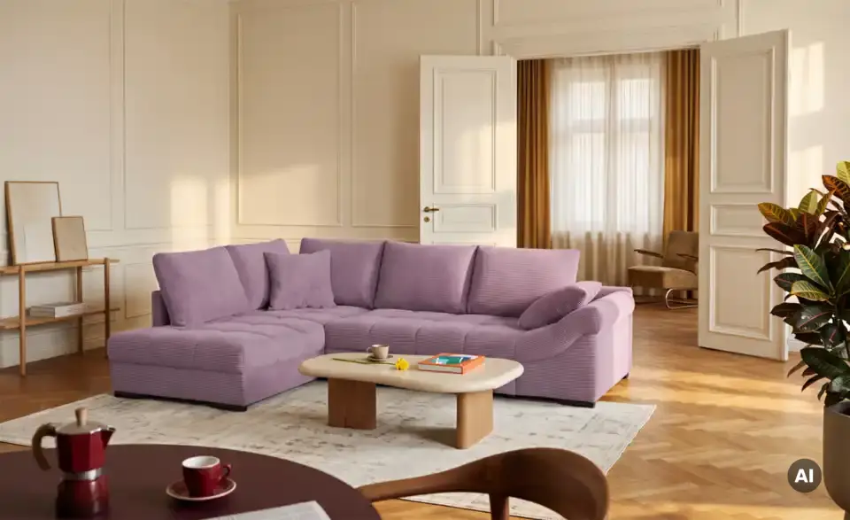 Ecksofa Allegro, in Wohnsituation