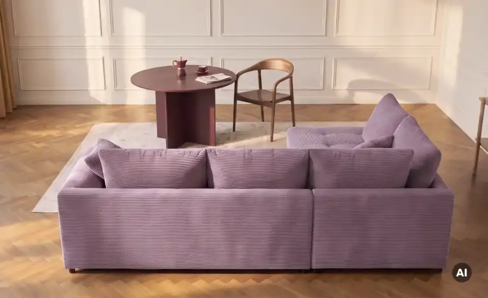 Ecksofa Allegro, Rückansicht