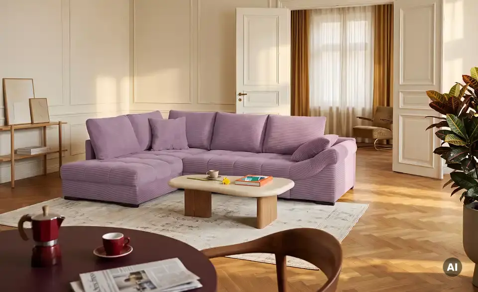 bobb Ecksofa Allegro, in Wohnsituation
