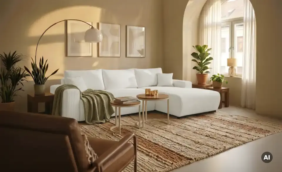 smart Ecksofa Nelly mit Schlaffunktion, in Wohnsituation