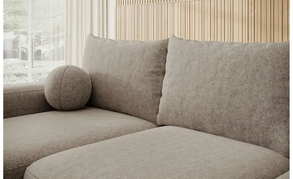 Selsey Ecksofa Carnos mit Schlaffunktion, Detailansicht