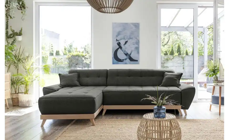 Miuform Ecksofa Dazzling Daisy mit Schlaffunktion, in Wohnsituation