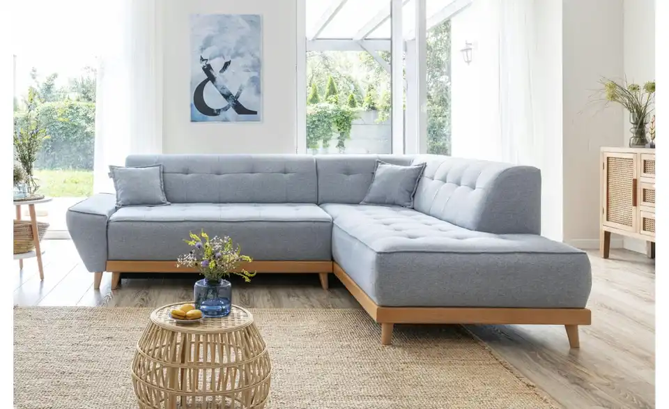 Miuform Ecksofa Dazzling Daisy mit Schlaffunktion, in Wohnsituation