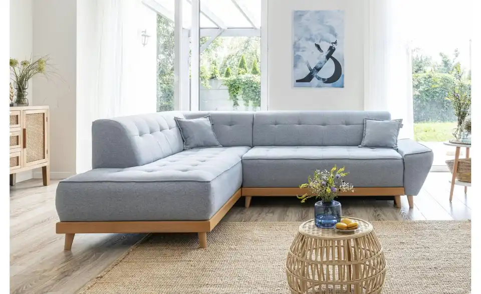 Miuform Ecksofa Dazzling Daisy mit Schlaffunktion, in Wohnsituation