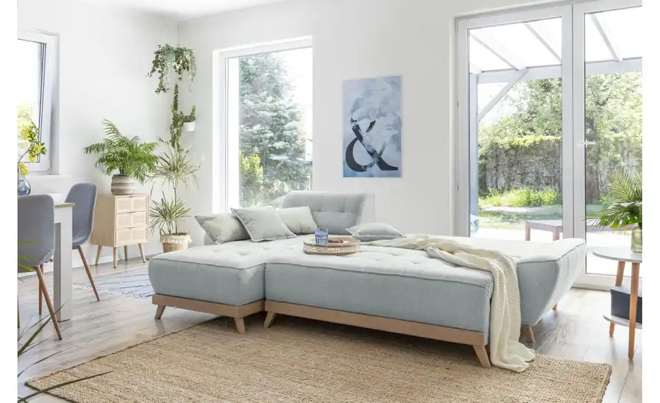 Miuform Ecksofa Dazzling Daisy mit Schlaffunktion, Funktionsansicht