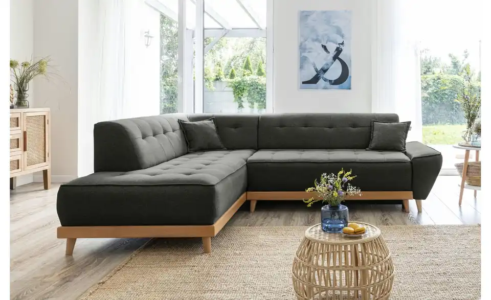 Miuform Ecksofa Dazzling Daisy mit Schlaffunktion, in Wohnsituation