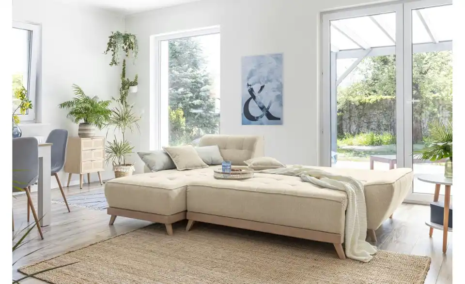 Miuform Ecksofa Dazzling Daisy mit Schlaffunktion, Funktionsansicht