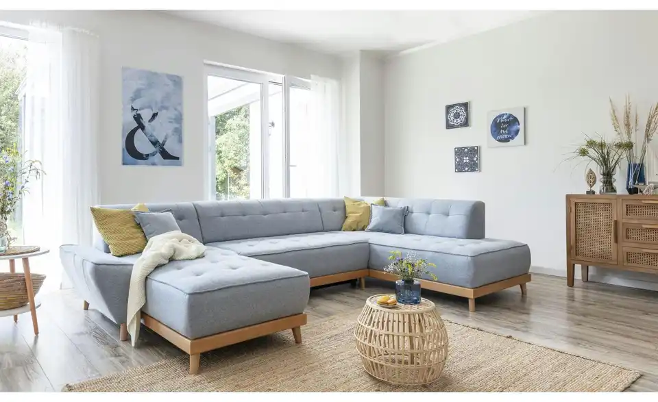 Miuform Wohnlandschaft Dazzling Daisy mit Schlaffunktion, in Wohnsituation