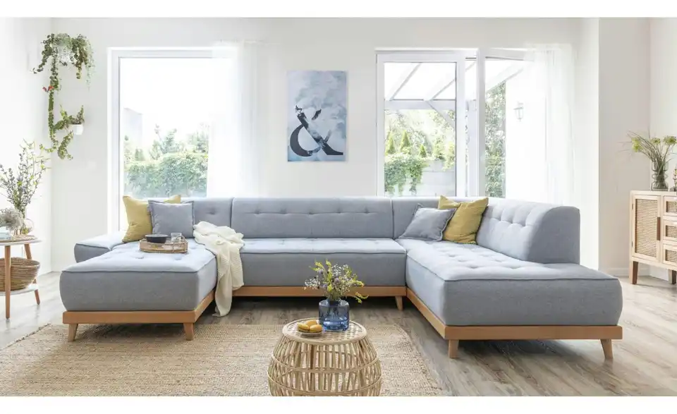 Miuform Wohnlandschaft Dazzling Daisy mit Schlaffunktion, in Wohnsituation