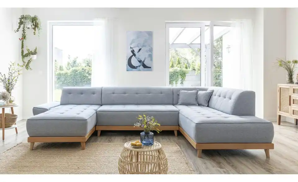 Miuform Wohnlandschaft Dazzling Daisy mit Schlaffunktion, in Wohnsituation