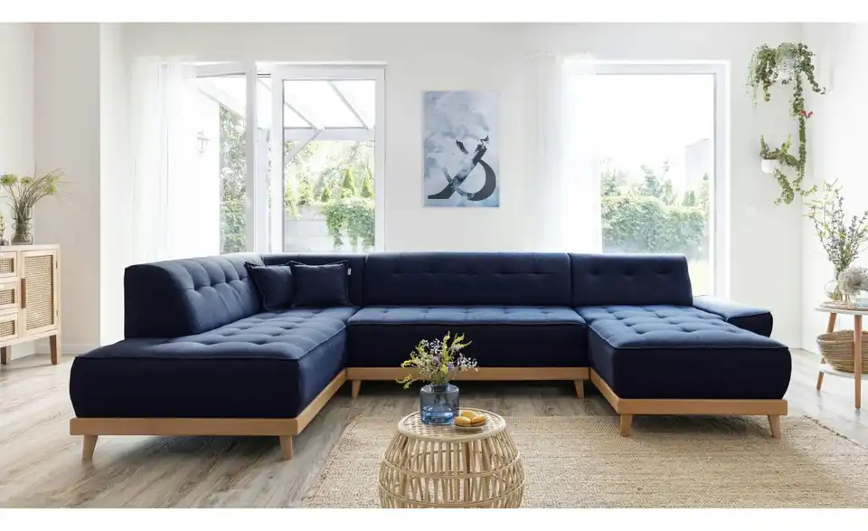 Miuform Wohnlandschaft Dazzling Daisy mit Schlaffunktion, in Wohnsituation