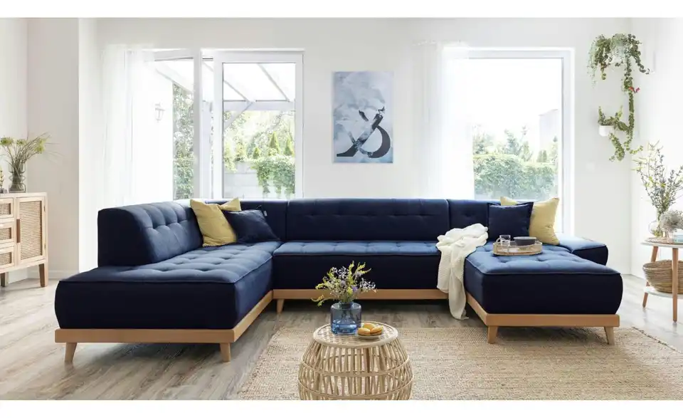Miuform Wohnlandschaft Dazzling Daisy mit Schlaffunktion, in Wohnsituation
