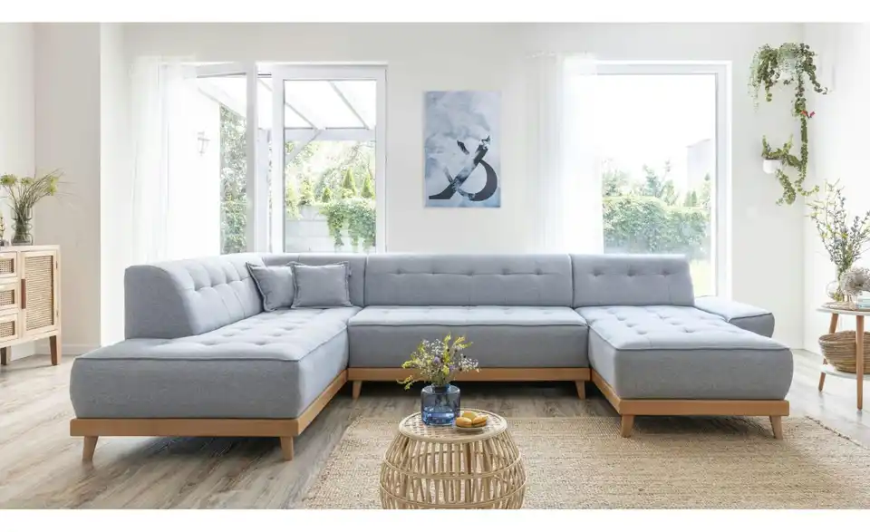Miuform Wohnlandschaft Dazzling Daisy mit Schlaffunktion, in Wohnsituation