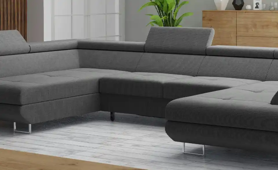 Wohnlandschaft Memphis mit Schlaffunktion, Detailansicht