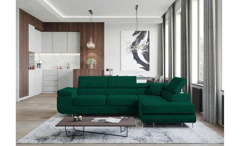 Ecksofa Anton, in Wohnsituation