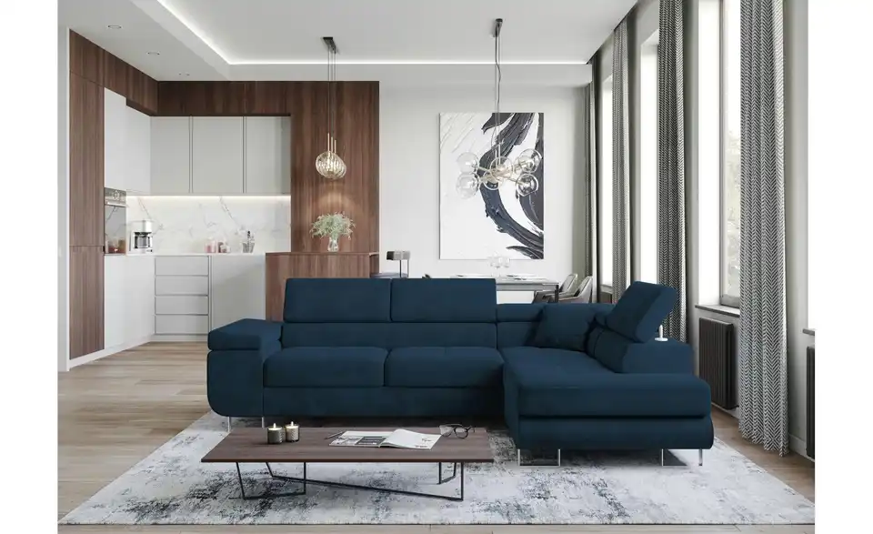 Ecksofa Anton, in Wohnsituation