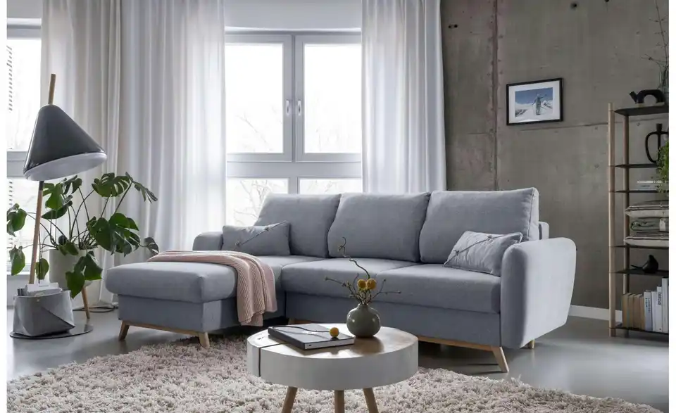 Miuform Ecksofa Scandic Lagom mit Schlaffunktion, in Wohnsituation
