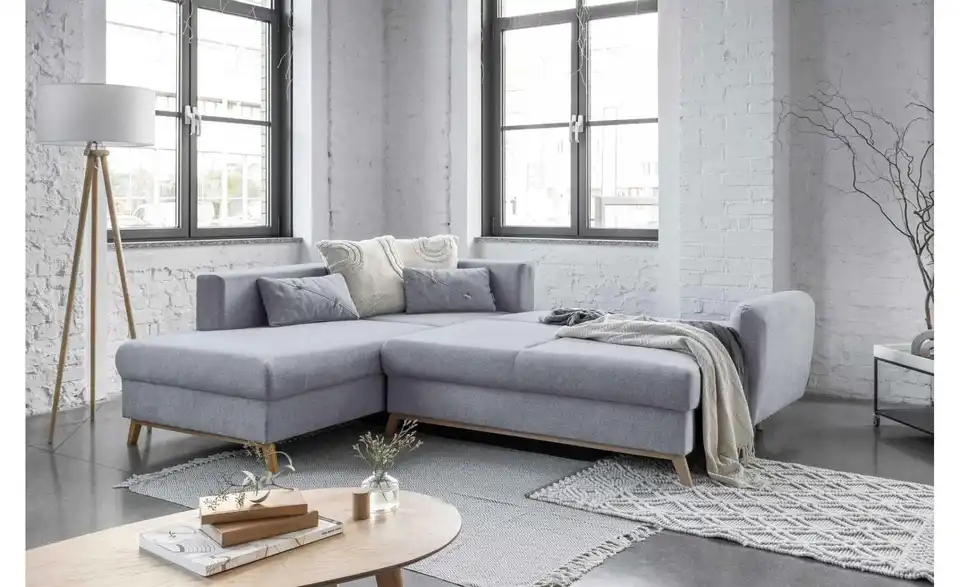 Miuform Ecksofa Scandic Lagom mit Schlaffuntkion, Funktionsansicht