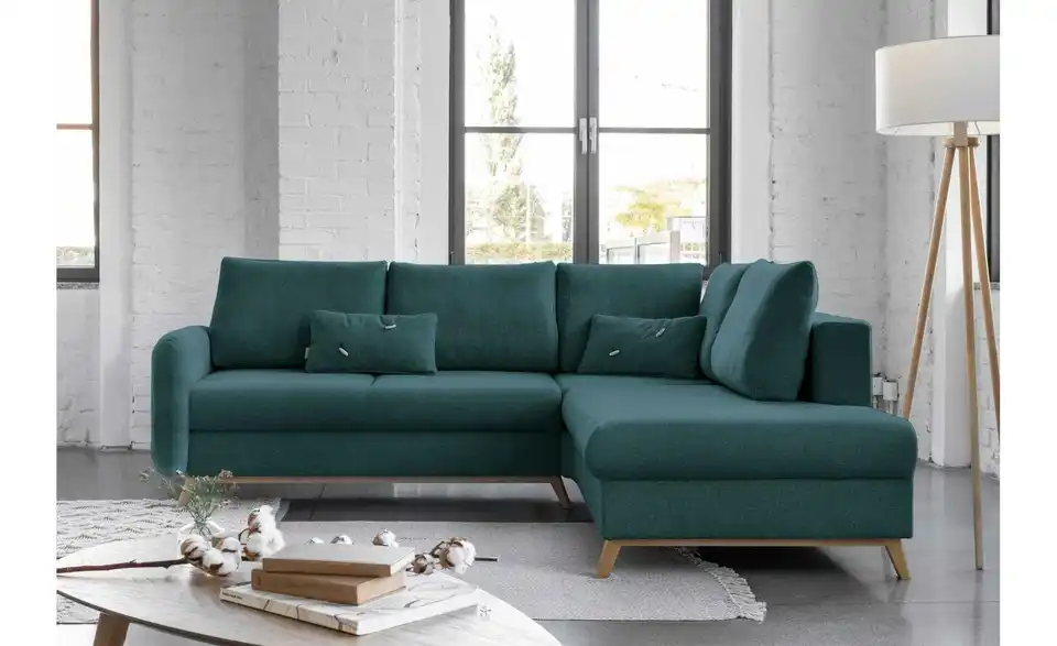 Miuform Ecksofa Scandic Lagom mit Schlaffuntkion, in Wohnsituation