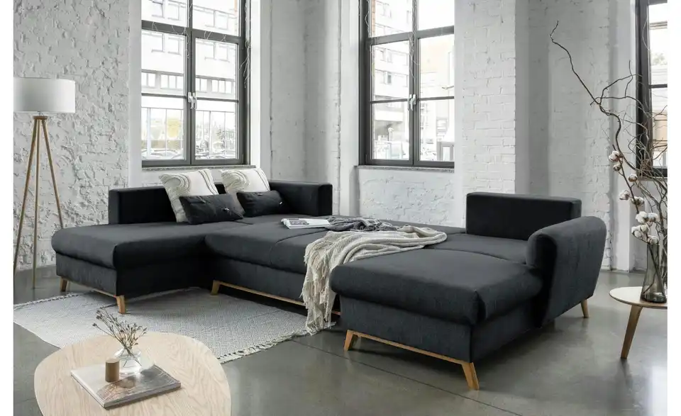 Miuform Wohnlandschaft Scandic Lagom mit Schlaffunktion, Funktionsansicht