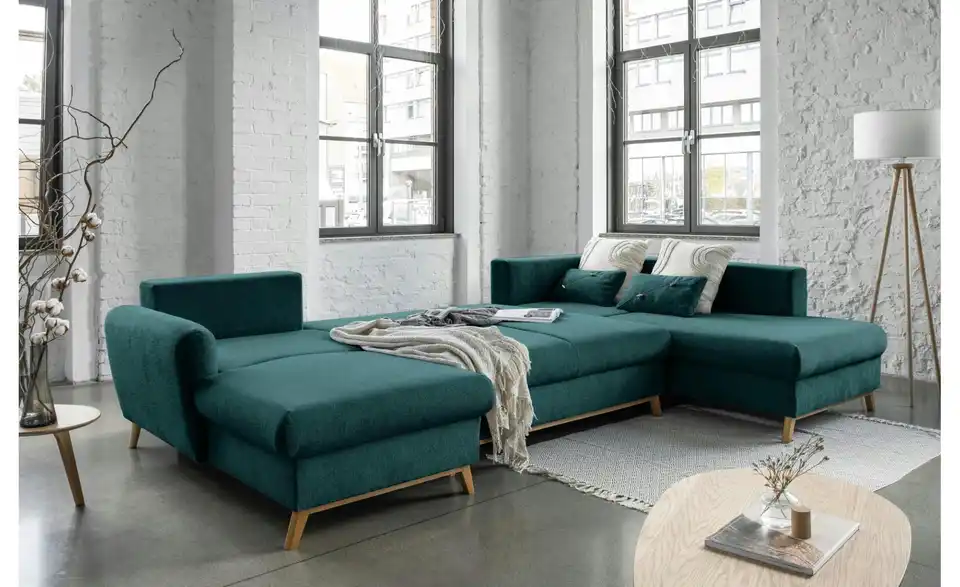 Miuform Wohnlandschaft Scandic Lagom mit Schlaffunktion, Funktionsansicht