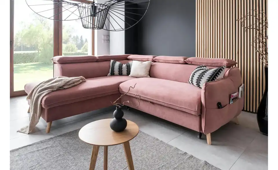 Miuform Ecksofa Sweet Harmony mit Schlaffunktion, in Wohnsituation