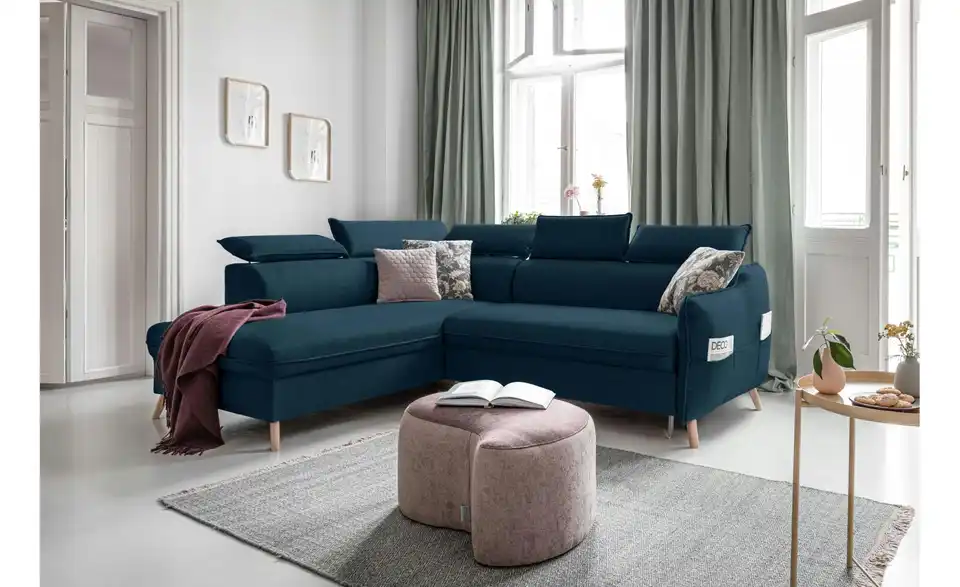 Miuform Ecksofa Sweet Harmony mit Schlaffunktion, in Wohnsituation