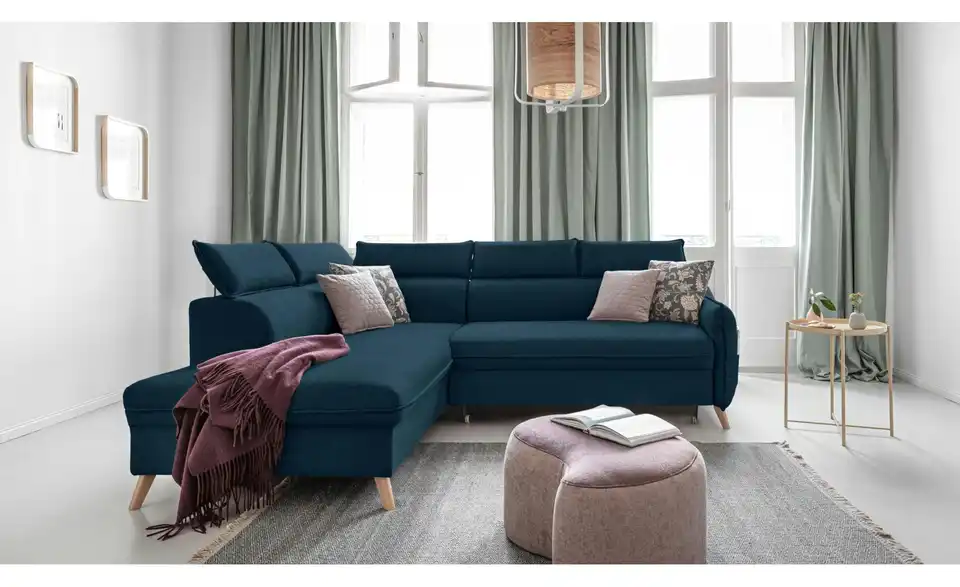 Miuform Ecksofa Sweet Harmony mit Schlaffunktion, in Wohnsituation