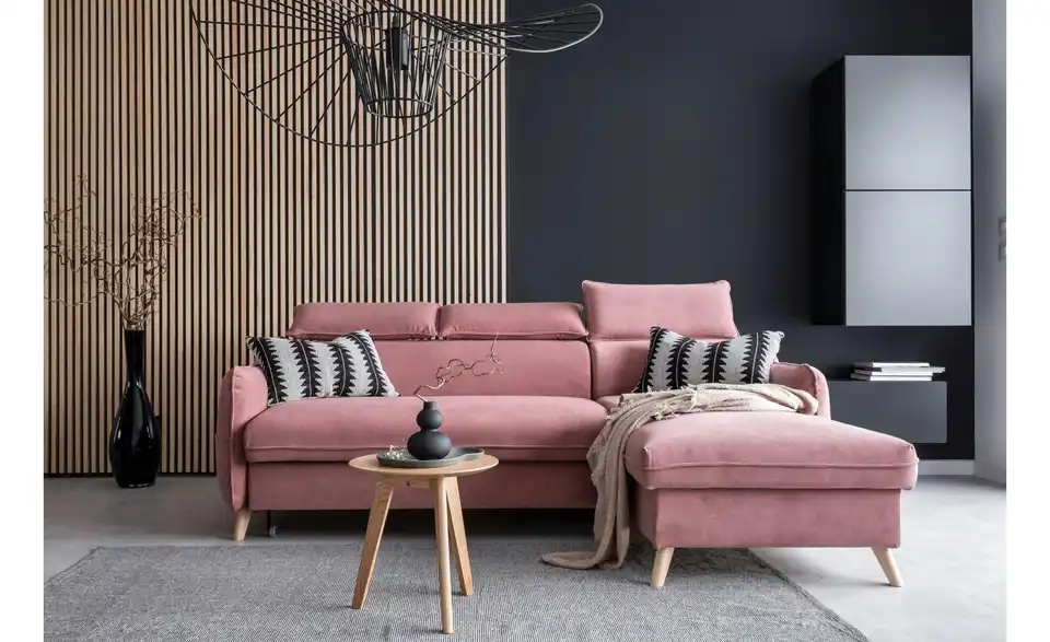 Miuform Ecksofa Sweet Harmony mit Schlaffunktion, in Wohnsituation