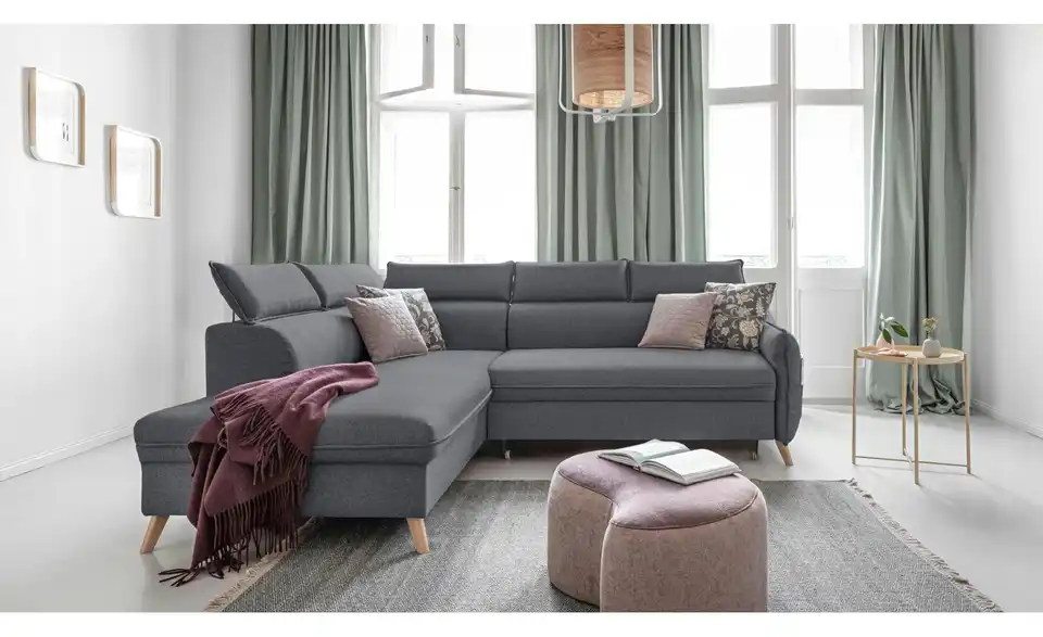 Miuform Ecksofa Sweet Harmony mit Schlaffunktion, in Wohnsituation
