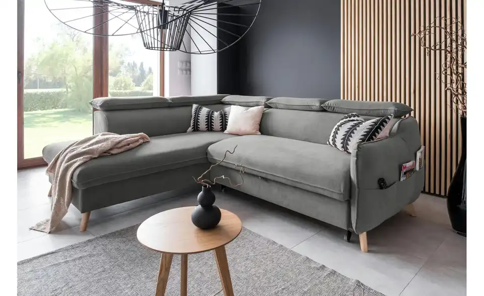 Miuform Ecksofa Sweet Harmony mit Schlaffunktion, in Wohnsituation